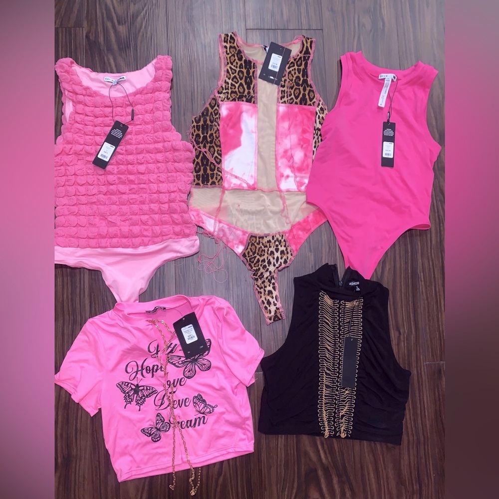 Body suits and crop shirts